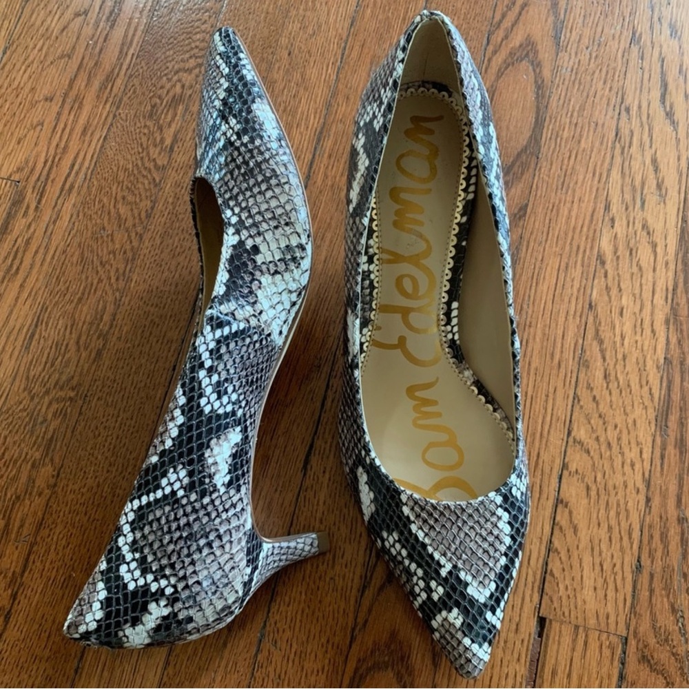 Sam Edelman Snakeskin Pattern Heels - image 1